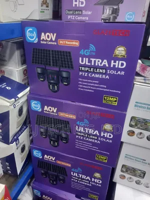 Ubox 3 Lens 4g PTZ Solar Camera 