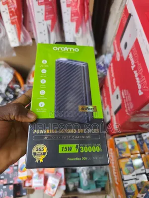 Oraimo 30,000mah| Comes With Torch Light Plus 4 Ports
