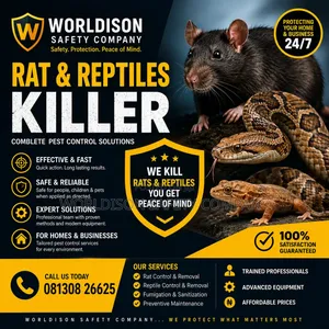 Rodent & Reptile Extermination Warri | Rat, Snake, Lizard Control