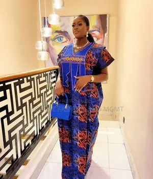 Long Embroidered Boubou Dress