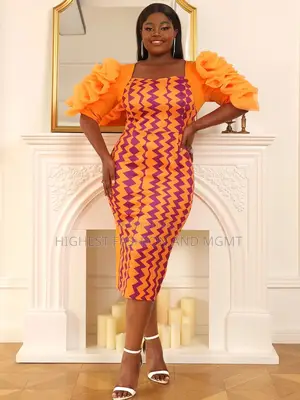 Ruffles Short Sleeve Dress