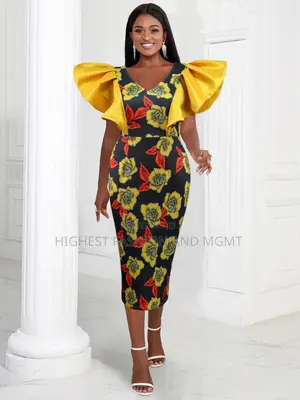 Butterfly Sleeve Print Outfit