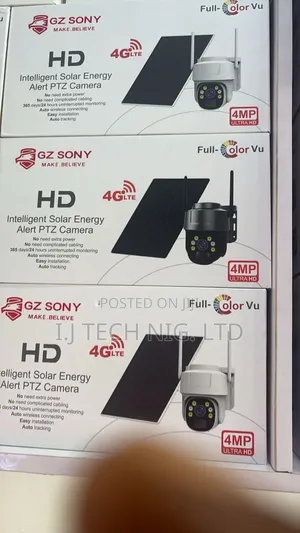 Ubox Single Lens 4g PTZ Solar Camera