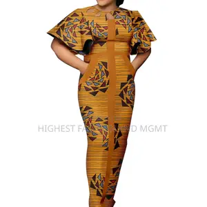 Half Sleeve Ankara Dress