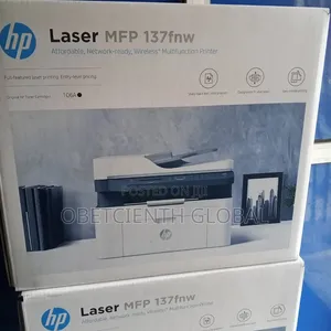 Hp
Laser MFP 137fnw Affordable, Wireless, Multifunction Printer