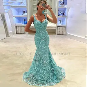 Sleeveless Lace Mermaid Dress