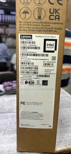 New Laptop Lenovo ThinkPad 13 16GB Intel Core Ultra 5 SSD 256GB