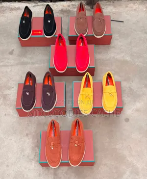 Loro Piana Suede Men's Summer Walk Loafers