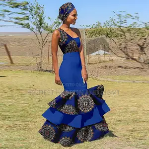 Sleeveless Long Mermaid Gown