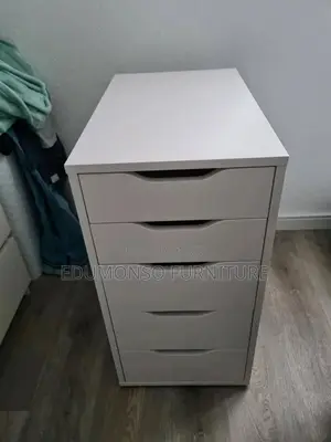 5 Drawer Locking File Cabinet Under Desk