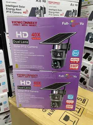 Uhd 40x Dual Lens Solar PTZ Camera 4g/5g Connectivity