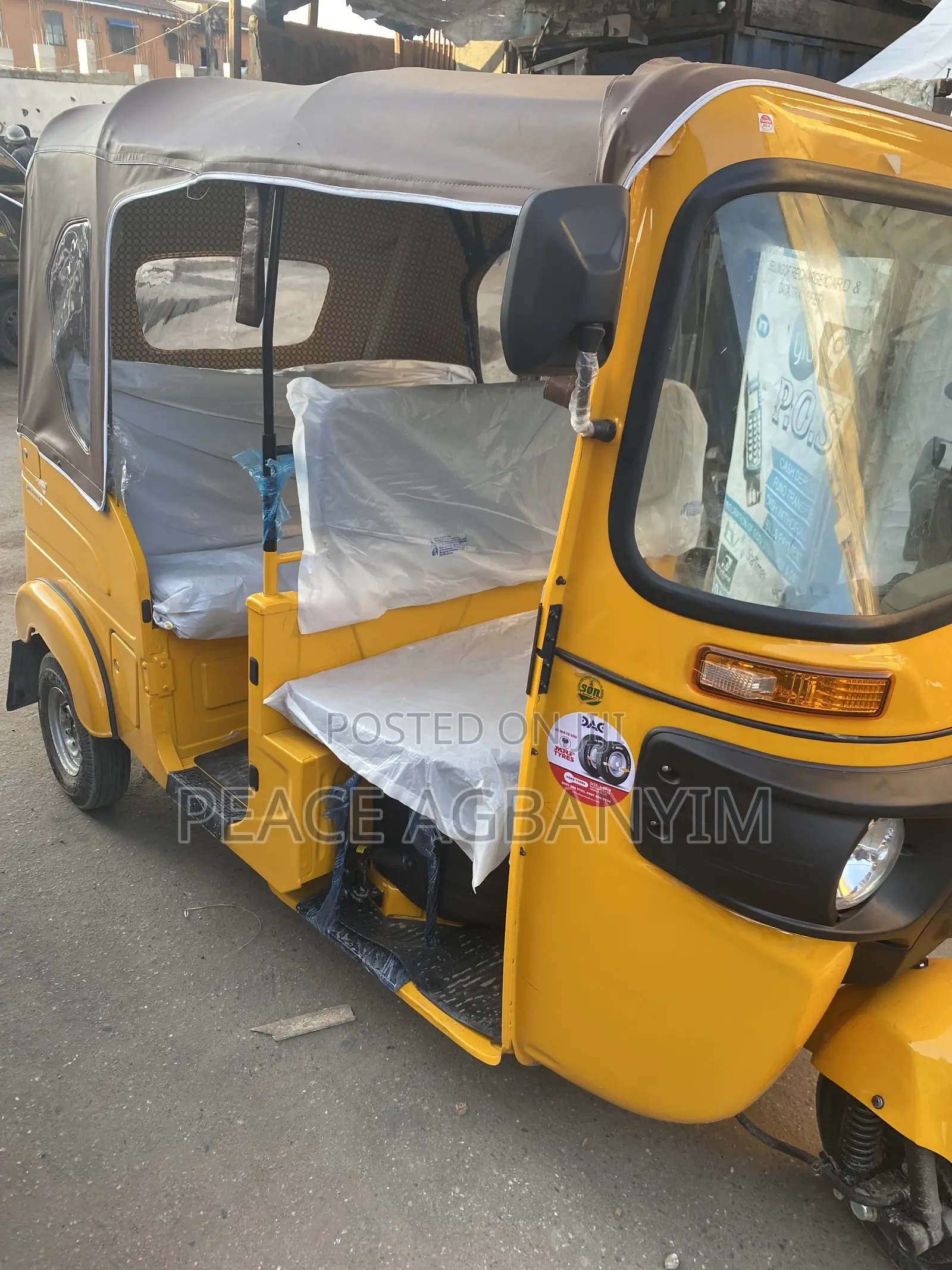 New Bajaj RE 2025 Yellow