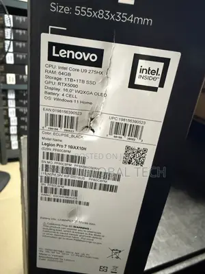 New Laptop Lenovo Legion Pro 7 64GB Intel Core Ultra 9 SSD 2T