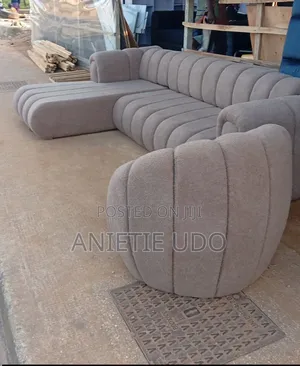 New Design L Shaped Fabric Chair