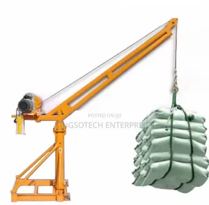 Complete Set of Site Crane With Electric Winch 1000kg