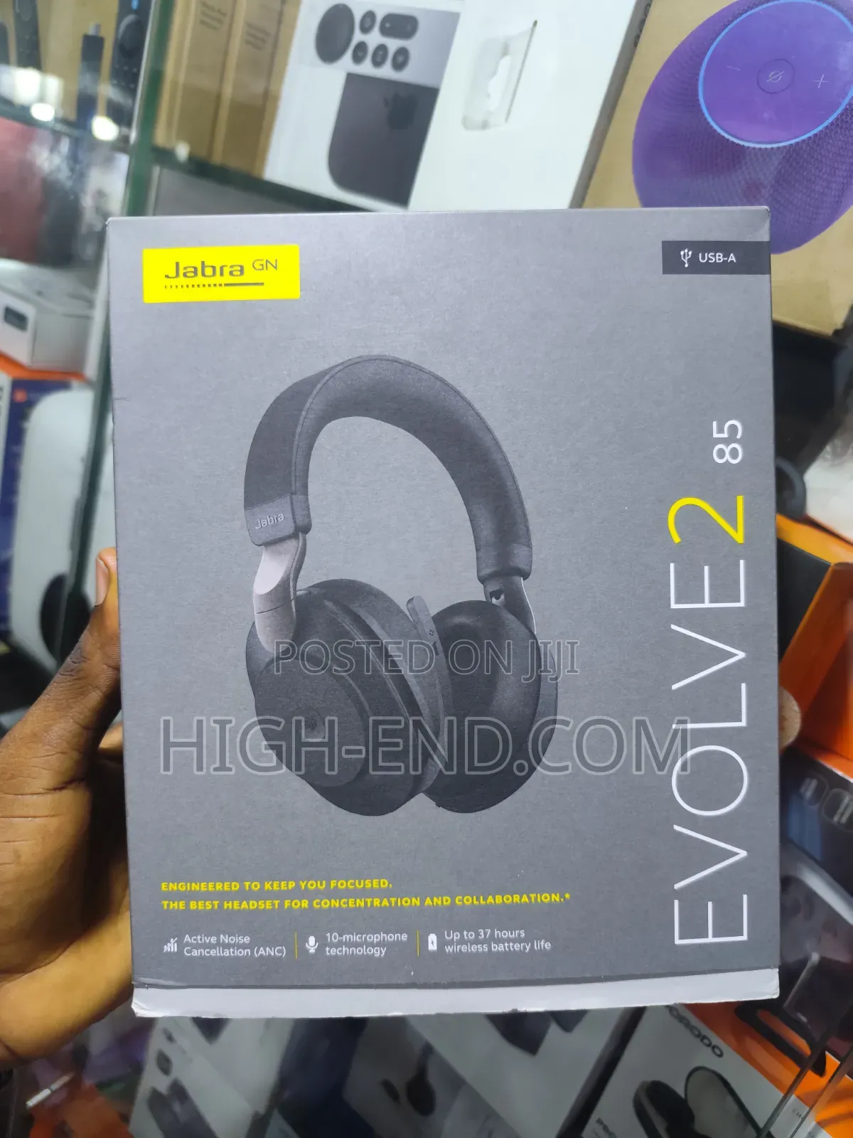 Jabra Evolve 2 85 Usb a Wireless Headset