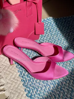 Sling Back Pink Shoe 3” Heel