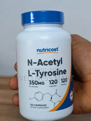 Nutricost N-Acetyl L-Tyrosine (Nalt) 350mg | 120 Caps | U.S.A Original