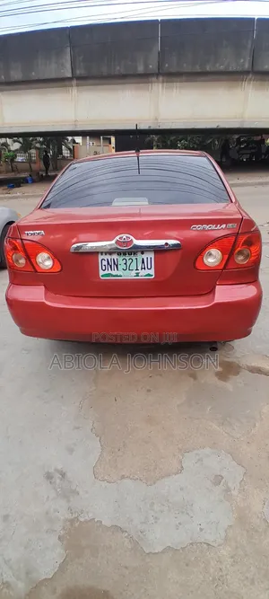 Toyota Corolla 2003 Red