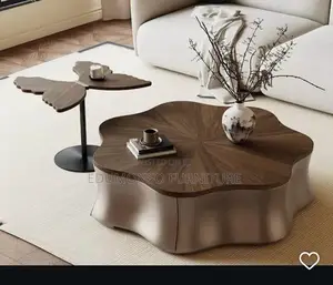 Luxury Wooden Living Room Coffee Center Table Single Side Stool