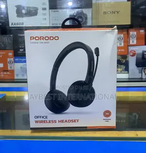 Porodo High Quality Office Wireless Bluetooth Headsets Microphone