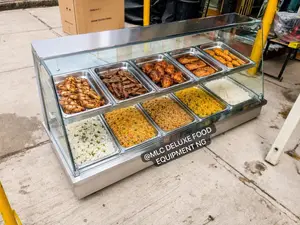 Food Display Warmer (Bain Marie ) 5 Plates Up and Down High Quality