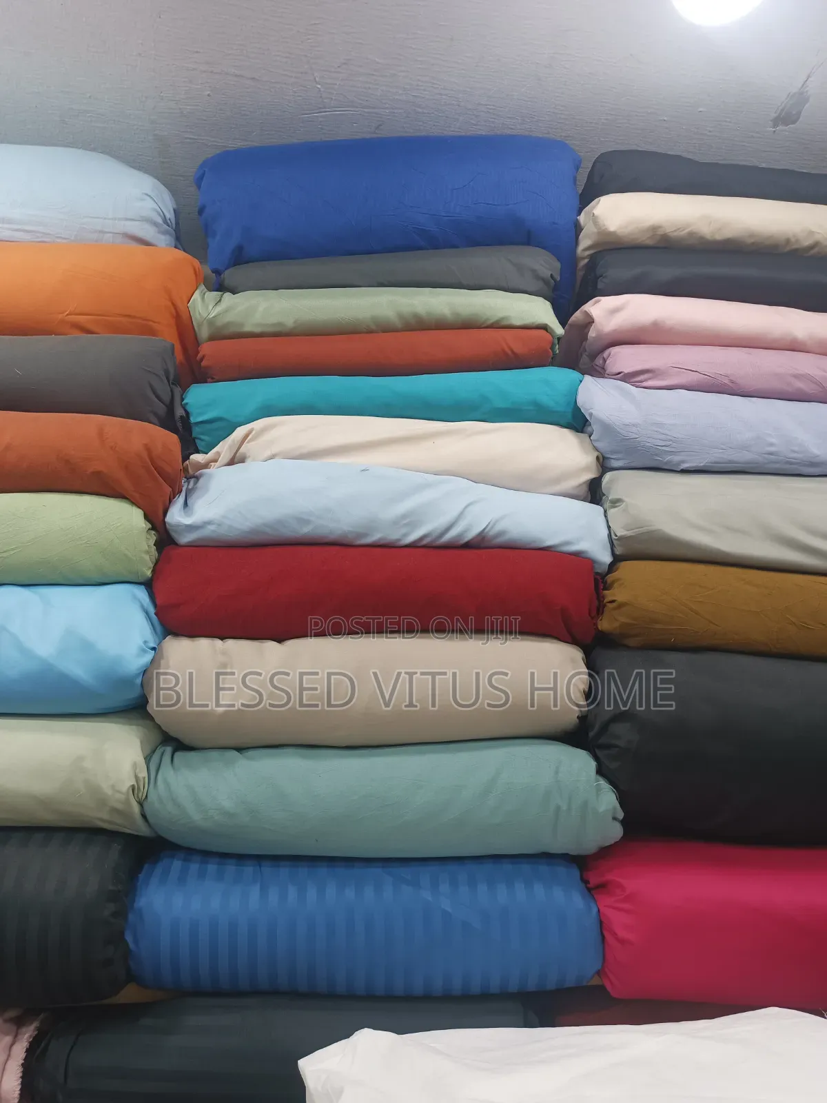 Coloured Plain Bedspread