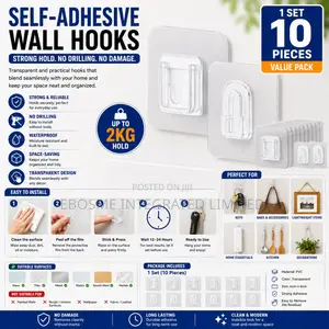 Double Sided Adhesive Wall Hook Hanger