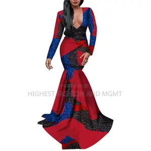 African Mermaid Patchwork Dress
