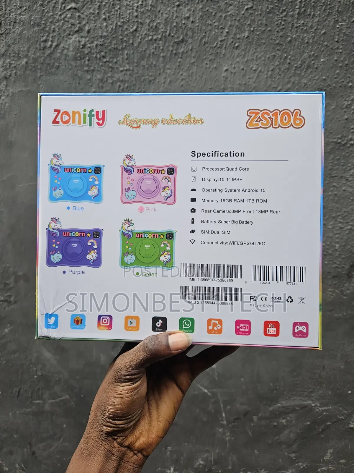 New Tablet 1 TB Pink