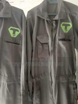 Industrial Coverall With Custom Logo Print for Work Uniform