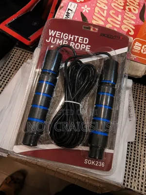 Original Body Fit Jump Rope for Weightloss Fitness and Cardio Training
