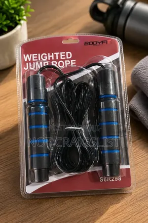 Original Body Fit Weighted Skipping Rope for Weight Loss and Fitness