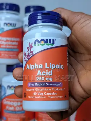 Now Foods Alpha Lipoic Acid 250mg | 60 Veg Caps | U.S.A Original
