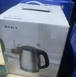 Maxi Branded 1.7l Stainless Steel Electric Kettle.