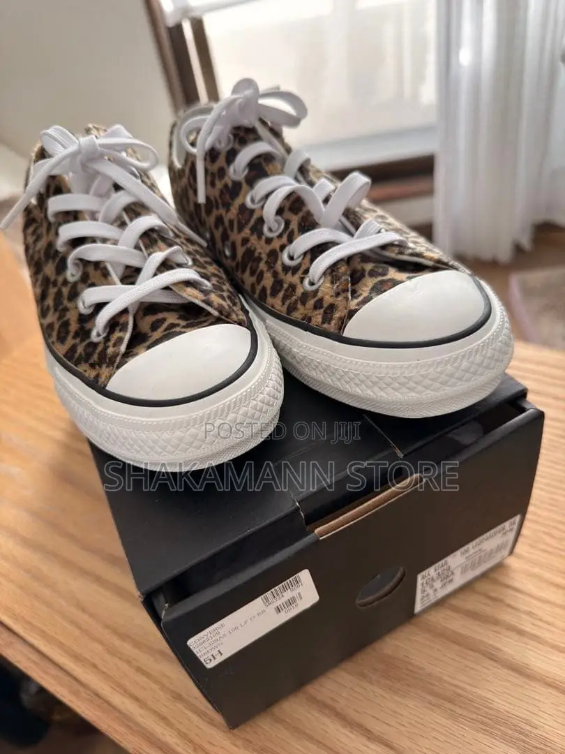 Original Converse Leopard Print High Quality