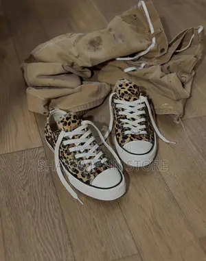 Original Converse Leopard Print High Quality