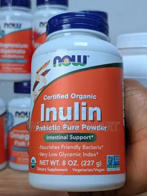 Now Foods Organic Inulin Prebiotic Powder | 8oz | 57 Servings | U.S.A
