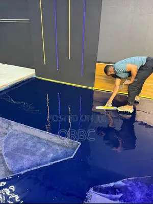 Blue Metallic Epoxy