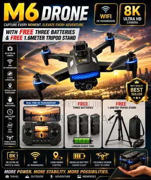 Elevate Your Photography Game With The M6 Drone Premium Bundle!