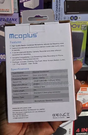 McOplus Lvd600 Professional Lavalier - Microphone for Video Recording