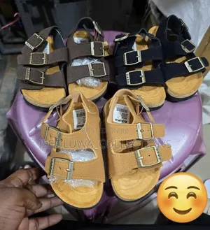 Kids’ Double Buckle Cork Sandals Are Perfect for School and Outings