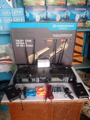 Sennheiser Double Over Head and Lapel Microphone