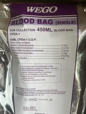 Blood Bag (Single) 450ml