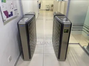 Gunnebo Glass Speed Gate Access Control Turnstile (Pair)