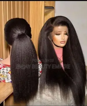 Frontal Kinky Straight Unit Human Hair 22’Inches