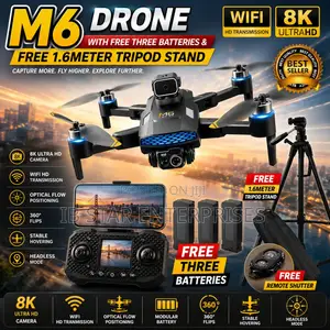 Explore the Sky Like Never Before With the M6 Drone Combo Deal!