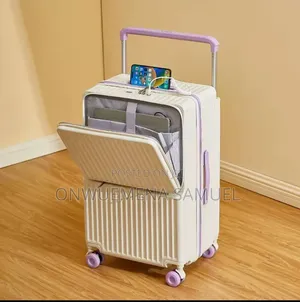 24" New Wide Tie Rod Luggage Front Opening Bag Multifunctional Travel