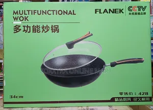 Flanek 34cm Multifunctional Wok Fry Pan
