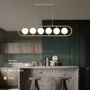 Matte Black Hardware Glass Bulb Restaurant Chandelier Industrial